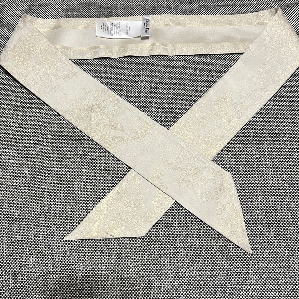 Christian Dior silk Twilly scarf